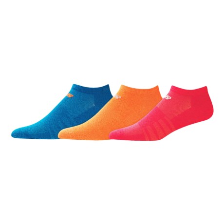 New Balance Lifestyle No-Show Socks - 3-Pack (For Women)