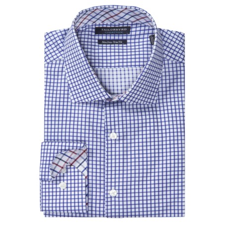 TailorByrd Check Dress Shirt - Trim Fit, Non Iron, Contrast Cuff, Long Sleeve (For Men)