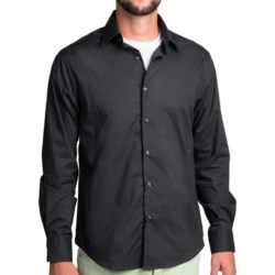 Mason's Solid Shirt - Spread Collar, Long Sleeve (For Men)