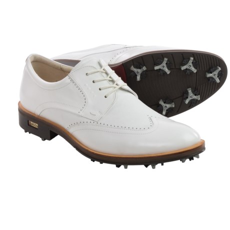 ECCO New World Class Wingtip Golf Shoes (For Men)