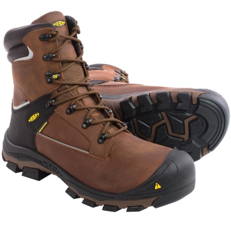 Keen Portland PR Work Boots - Waterproof, 8”, Aluminum Toe (For Men)