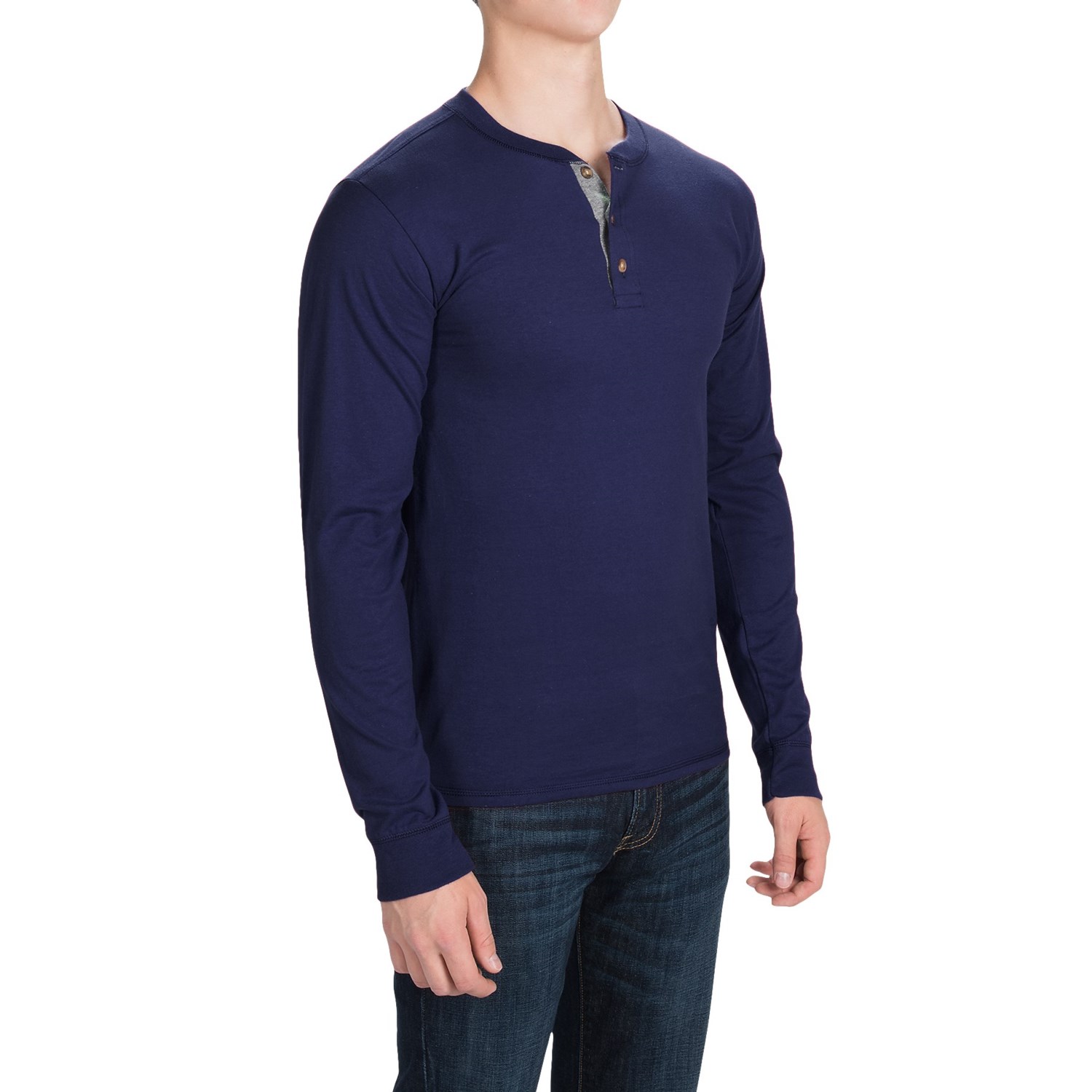 Hanes ComfortBlend Henley Shirt (For Men and Big Men) 9744X - Save 83%