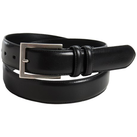 Leather Island by Bill Lavin Double Keeper Leather Belt (For Men)
