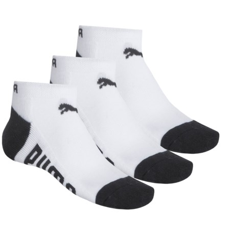 Puma Sorbtek® Low-Cut Socks - 3-Pack, Below the Ankle (For Men)
