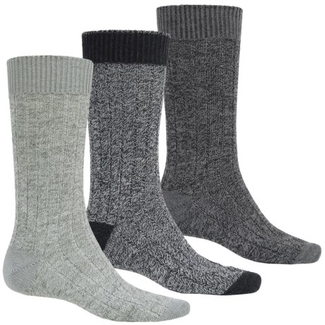 Pantherella Merino Wool Socks with Gift Box - Mid-Calf, 3-Pack (For Men)