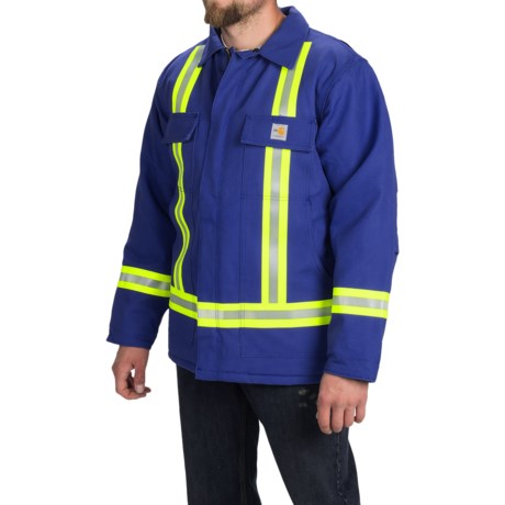 Carhartt Flame-Resistant Duck Traditional Coat - Insulated (For Big and Tall Men)