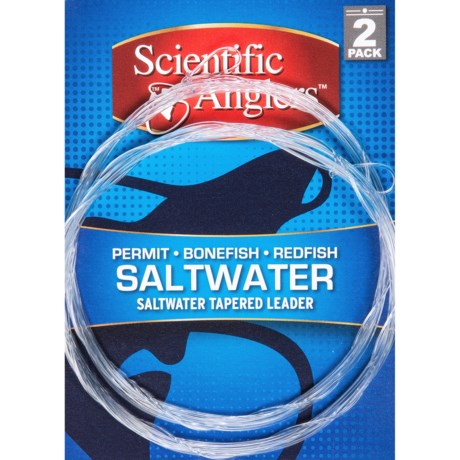 Scientific Anglers Premium Saltwater Tapered Leaders - Loop, 2-Pack, 9’