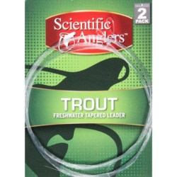 Scientific Anglers Premium Freshwater Trout Leaders - Loop, 2-Pack, 7.5’