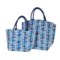 Two's Company Galene Jute Tote Bags - Set of 2