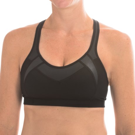 Moving Comfort Urban X-Over Sports Bra - High Impact (For Women)