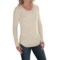 Lucky Brand Jacquard Thermal Shirt - Waffled Long Sleeve (For Women)