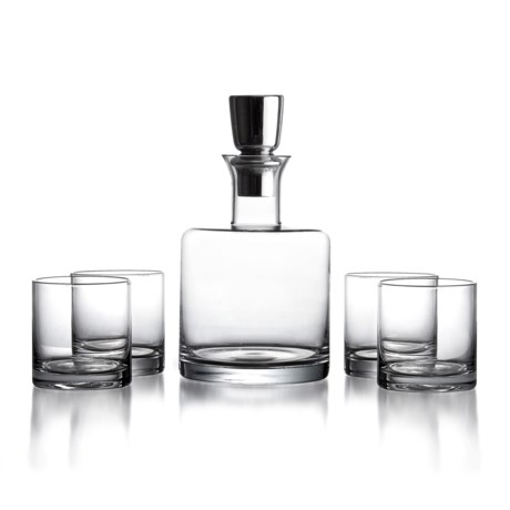 The Jay Companies Linus Whisky Decanter - 5-Piece Set