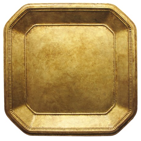 The Jay Companies Ancient Square Charger Plate - 13”