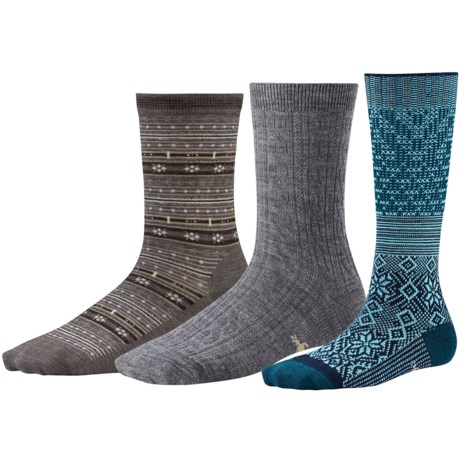SmartWool Garnet Hill Merino Wool Socks - 3-Pack (For Women)