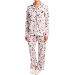 Laura Ashley Printed Pajamas - Long Sleeve (For Women)