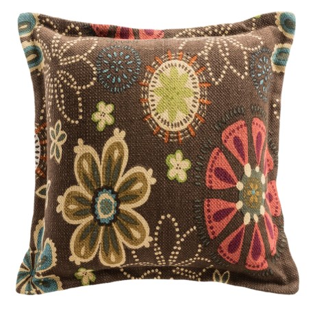 Rizzy Home Floral Decor Pillow - 22”