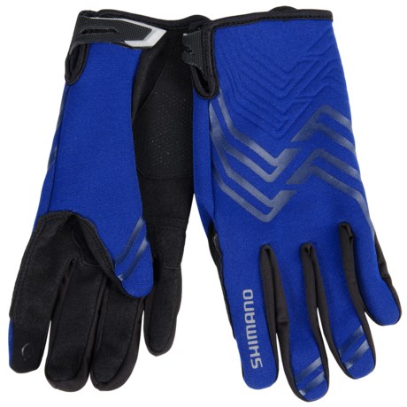 Shimano Thick Windbreak Bike Gloves - Touchscreen Compatible (For Men and Women)