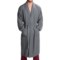 Peacock Alley Heathered Flannel Robe - Long Sleeve (For Men and Women)