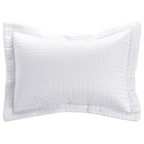 DownTown Urban Quilted Collection Pillow Sham - Standard, Egyptian Cotton Sateen