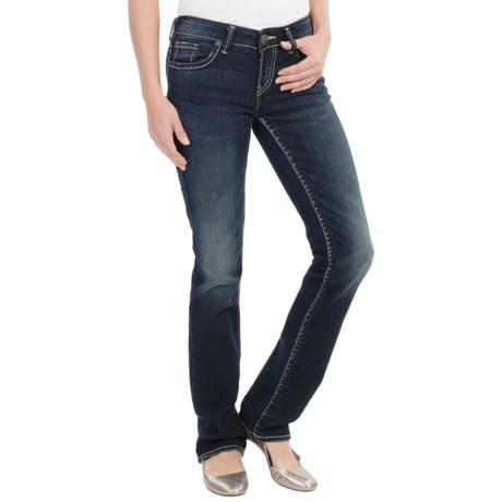 Silver Jeans Aiko Mid Slim Jeans - Slim Bootcut (For Women)