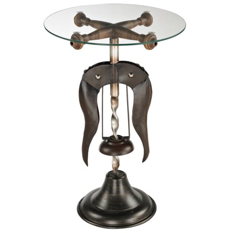 Sterling Lighting Sterling Industries Burgundy Accent Table