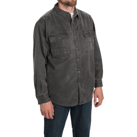 Stillwater Supply Co . Oilskin Shirt Jacket (For Men)