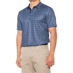 Greg Norman Paisley Golf Polo Shirt - Short Sleeve
