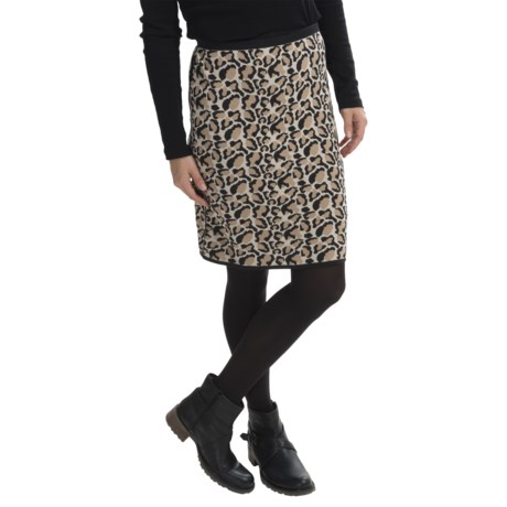 Joan Vass Printed Cotton Skirt (For Women)
