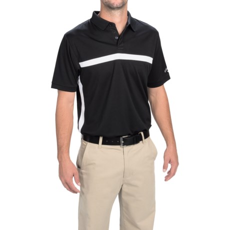 Callaway Opti-Dri Color-Block Polo Shirt - Short Sleeve (For Men and Big Men)