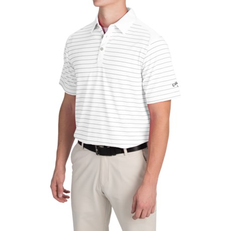 Callaway Opti-Dri Striped Polo Shirt - Short Sleeve (For Men)