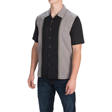 Nat Nast Arbus Silk Panel Shirt - Short Sleeve (For Men)