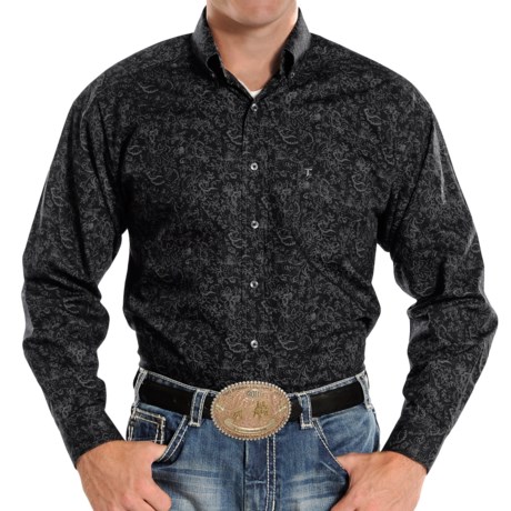 Panhandle Slim Competition Fit Print Shirt - Button Front, Long Sleeve (For Men)
