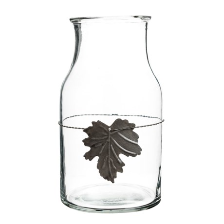 Napa Home & Garden Harvest Leaf Glass Jar