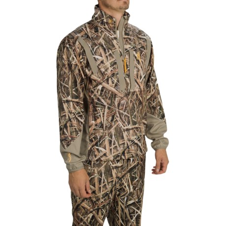 Browning Dirty Bird Soft Shell Pullover Jacket - Zip Neck (For Men)