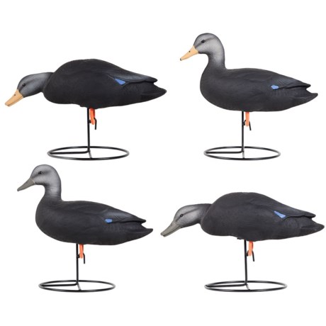 Tanglefree Pro Series Full Body Black Duck Decoys
