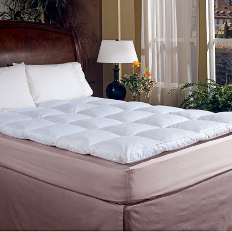 Blue Ridge Home Fashions Classic Down Featherbed - Queen, 233 TC