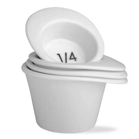 Tag Porcelain Measuring Cups - Set of 4