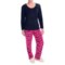 Carole Hochman Microfleece Pajamas - Long Sleeve (For Women)
