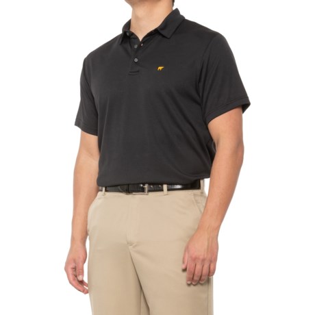 Jack Nicklaus Solid Textured Polo Shirt - UPF 50, Short Sleeve