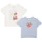 DEREK HEART Big Girls Coastal T-Shirt - 2-Pack, Short Sleeve