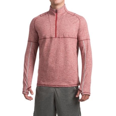 Saucony Run Strong Sport Shirt - Zip Neck, Long Sleeve (For Men)