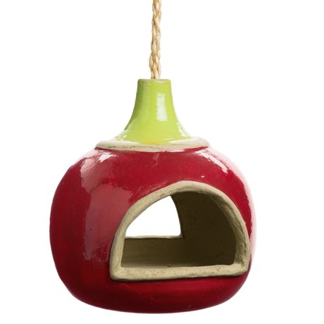 Napa Home & Garden Fun Gourd Hanging Bird Feeder - Ceramic