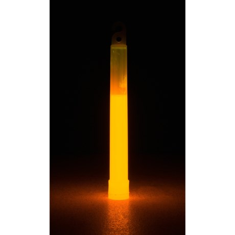 Cyalume Orange or Red Snaplight 12-Hour Glowstick - 6”