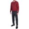 Calida Galaxy V-Neck Pajamas - Lightweight Interlock Cotton, Long Sleeve (For Men)