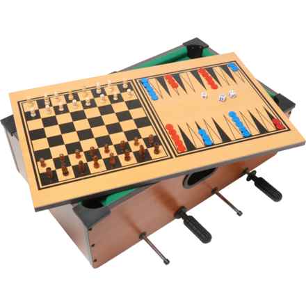 Professor Puzzle 5-in-1 Game Table - 20x12.5x6” in Multi