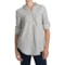 6301F_2 Project Brand - DNU Project Brand Joni Gingham Shirt - Long Roll Sleeve (For Women)