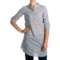 6301K_2 Project Brand Kelley Tunic Shirt - Cotton, Roll-Up Long Sleeve (For Women)