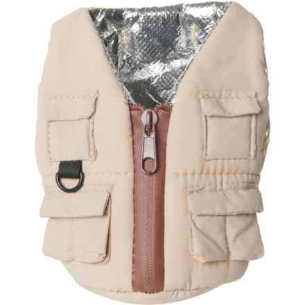 Puffin Drinkwear Adventure Vest Drink Holder in Classic Tan