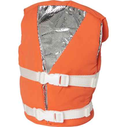 Puffin Drinkwear The Buoy Beverage Life Vest in Vintage Orange