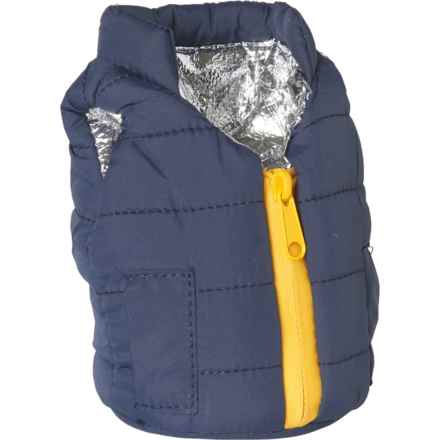 Puffin Drinkwear The Puffy Beverage Vest in Blue/Yellow